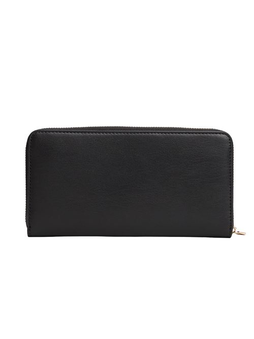 Portafoglio nero in poliuretano Tommy Hilfiger | AW0AW17744BDS